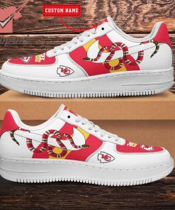 NFL Kansas City Chiefs Nike x Gucci Custom Nike Air Force Sneakers
