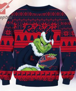 Ole Miss Rebels NCAA Grinch Ugly Christmas Sweater