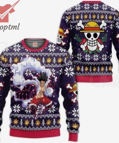 One Piece Luffy Gear 4 Ugly Sweater
