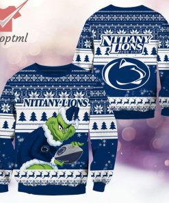 Penn State Nittany Lions NCAA Grinch Ugly Christmas Sweater