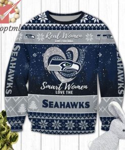 Seattle Seahawks NFL Logo Ugly Christmas Sweater