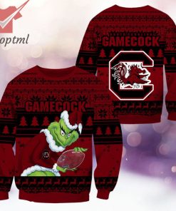 South Carolina Gamecocks NCAA Grinch Ugly Christmas Sweater