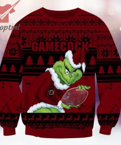 South Carolina Gamecocks NCAA Grinch Ugly Christmas Sweater