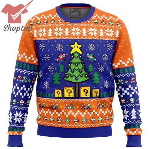Super Mario Super Bros Ugly Christmas Sweater