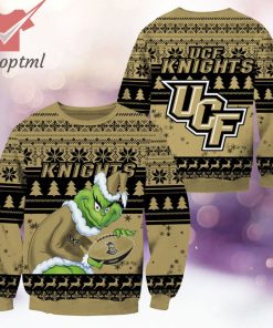 UCF Knights NCAA Grinch Ugly Christmas Sweater