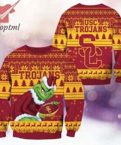 USC Trojans NCAA Grinch Ugly Christmas Sweater