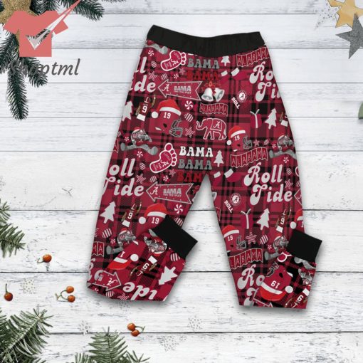 Alabama Crimson Tide Have A Glory christmas pajamas set