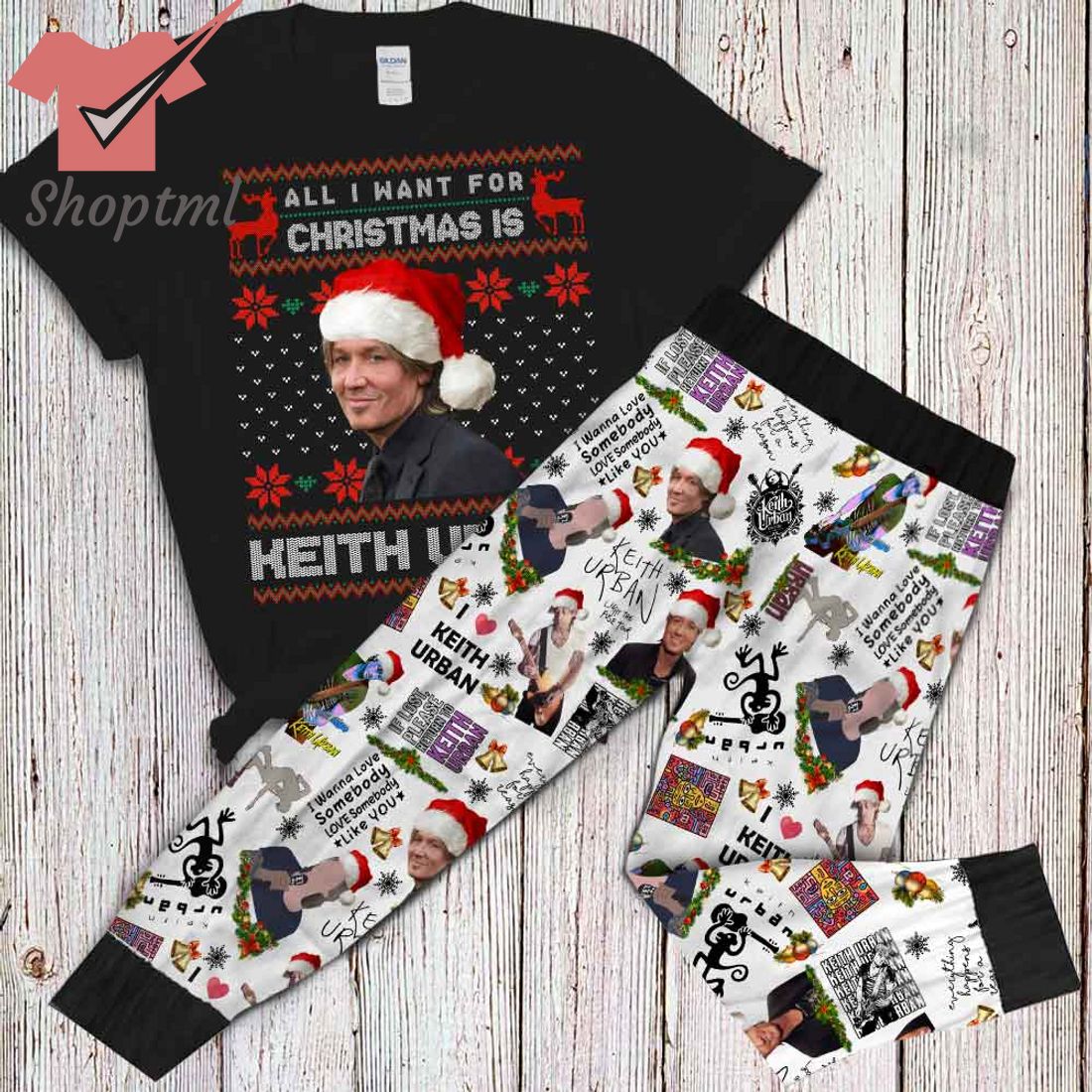 All I Want For Christmas is Keith Urban Pajamas Set