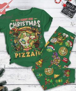 All i want for christmas is pizza christmas pajamas set