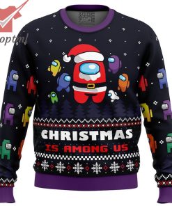 Among Us Galaxy Ugly Christmas Sweater