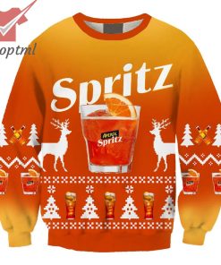 Aperol Spritz Ugly Christmas Sweatshirt