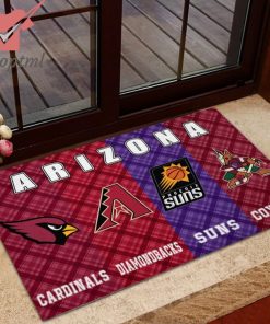 Arizona Cardinals Diamondbacks Suns Coyotes Sports Team Doormat