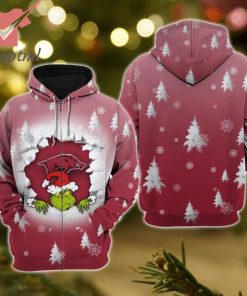 Arkansas Razorbacks Grinch Christmas Sweatshirt Hoodie