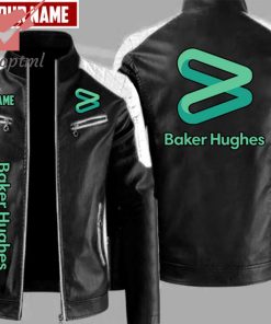 Baker Hughes Custom Name Leather Jacket