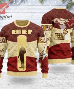 Beam Me Up Ugly Christmas Sweater