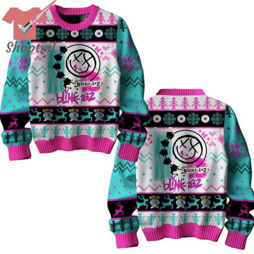 Blink-182 Pop Punk Band Ugly Christmas Sweater