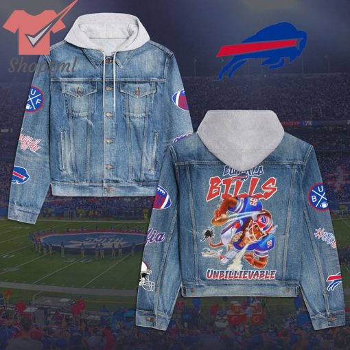 Buffalo Bills Unbilievable Hooded Denim Jacket