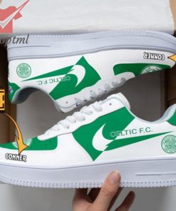 Celtic FC Custom Name Nike Air Force 1 Sneakers