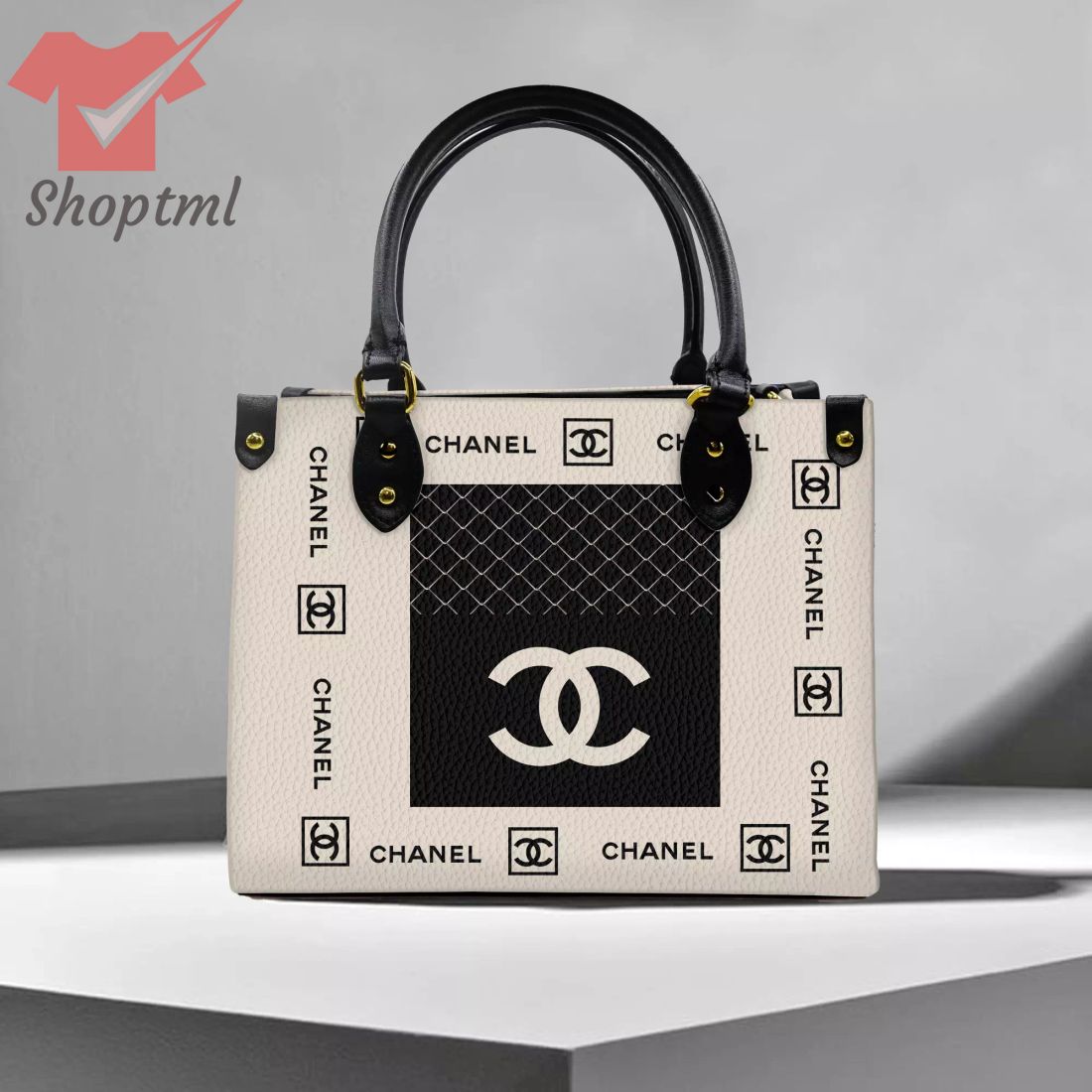 Chanel Beige Luxury Brand Women Leather Handbag