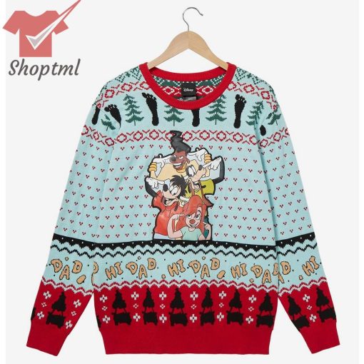 Disney A Goofy Movie Group Portrait Holiday Sweater