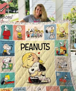 Disney The Peanuts Snoopy Quilt Blanket