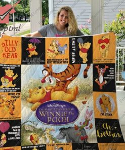 Disney Winnie The Pooh The Many Adventures Quilt Blanket