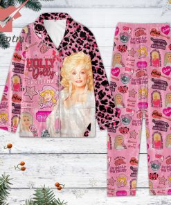 Dolly Parton Have A Holly Dolly Christmas Pajamas Set