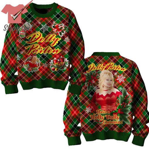 Dolly Parton Have A Holly Dolly Christmas Ugly Sweater