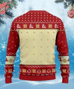 Dungeons and Dragons Barbarian The Raging Storm Ugly Christmas Sweater