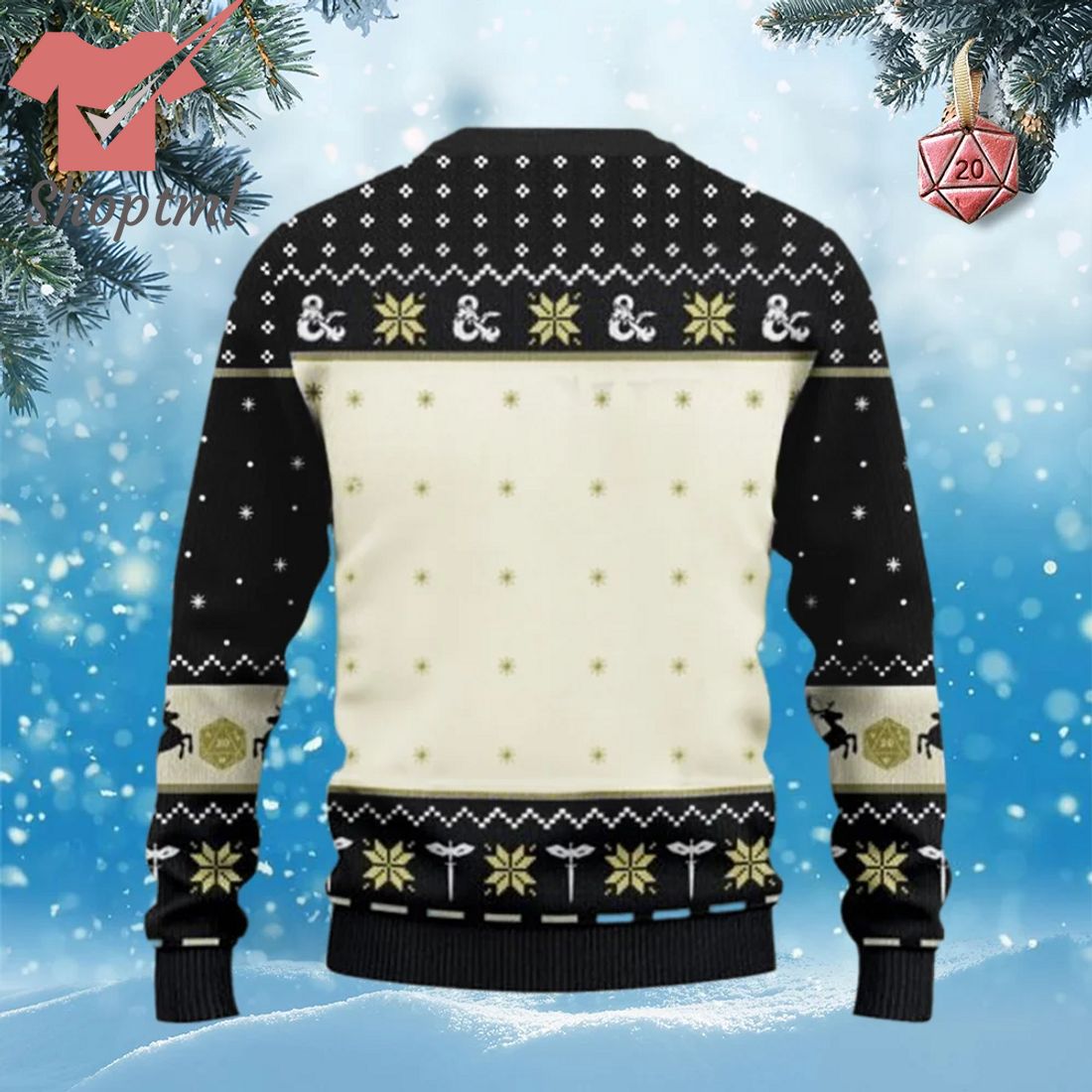 Dungeons and Dragons Cleric The Divine Champion Ugly Christmas Sweater