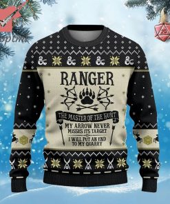 Dungeons and Dragons Ranger The Master Of The Hunt Ugly Christmas Sweater