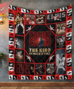 elvis presley the king of rockn roll quilt blanket 4 g3SR9