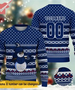 EPL Tottenham Snowman Personalized Ugly Christmas Sweater