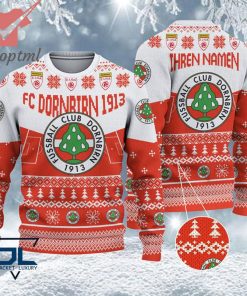 FC Dornbirn 1913 Custom Name Ugly Christmas Sweater