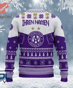 fk austria wien custom name ugly christmas sweater 3 SE5lQ