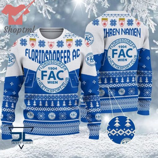 Floridsdorfer AC Custom Name Ugly Christmas Sweater