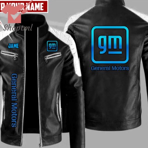 General Motors Custom Name Leather Jacket Ver 1
