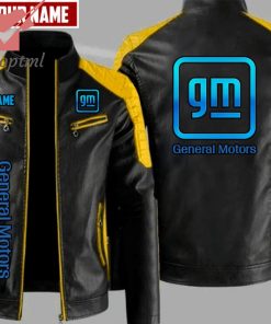 General Motors Custom Name Leather Jacket Ver 1