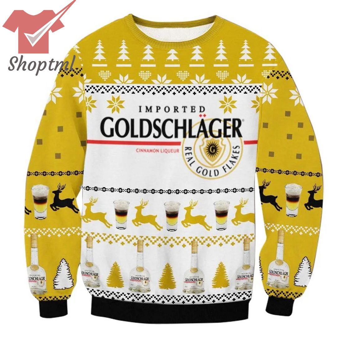 Goldschlager Ugly Christmas Sweatshirt