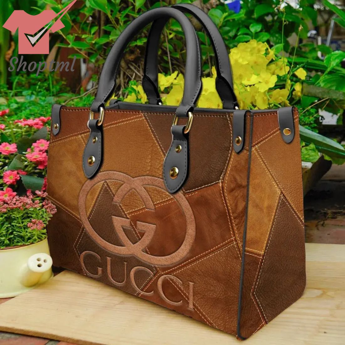 Gucci Brown Luxury Brand Fashion Premium Women Leather Handbag