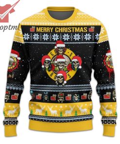 Guns N’ Roses Logo Santa Hat Ugly Christmas Sweater