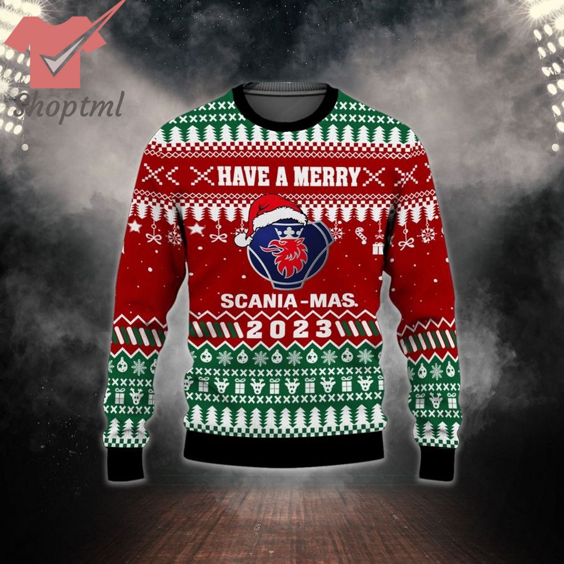 Have A Merry Scania-Mas 2023 Ugly Christmas Sweater