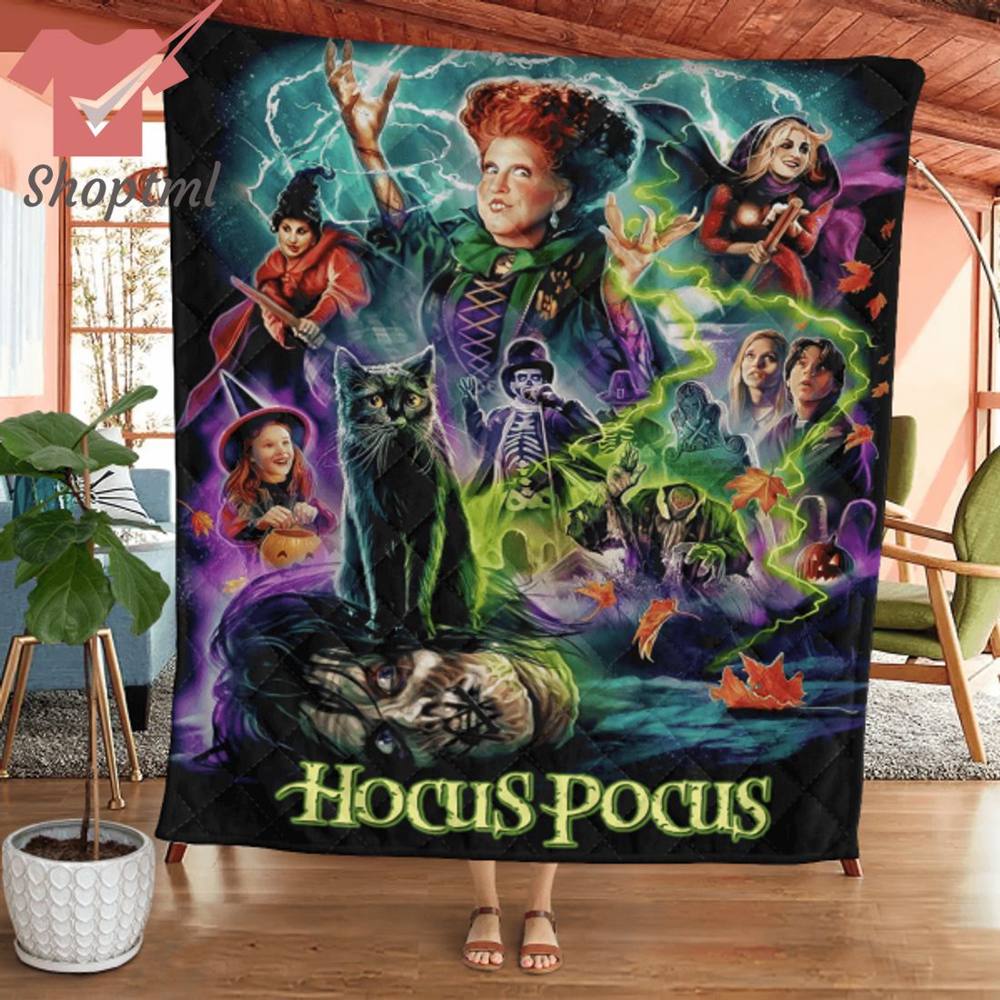 Hocus Pocus All Characters Quilt Blanket