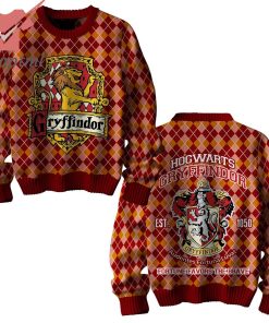 Hogwarts Gryffindor Ugly Christmas Sweater