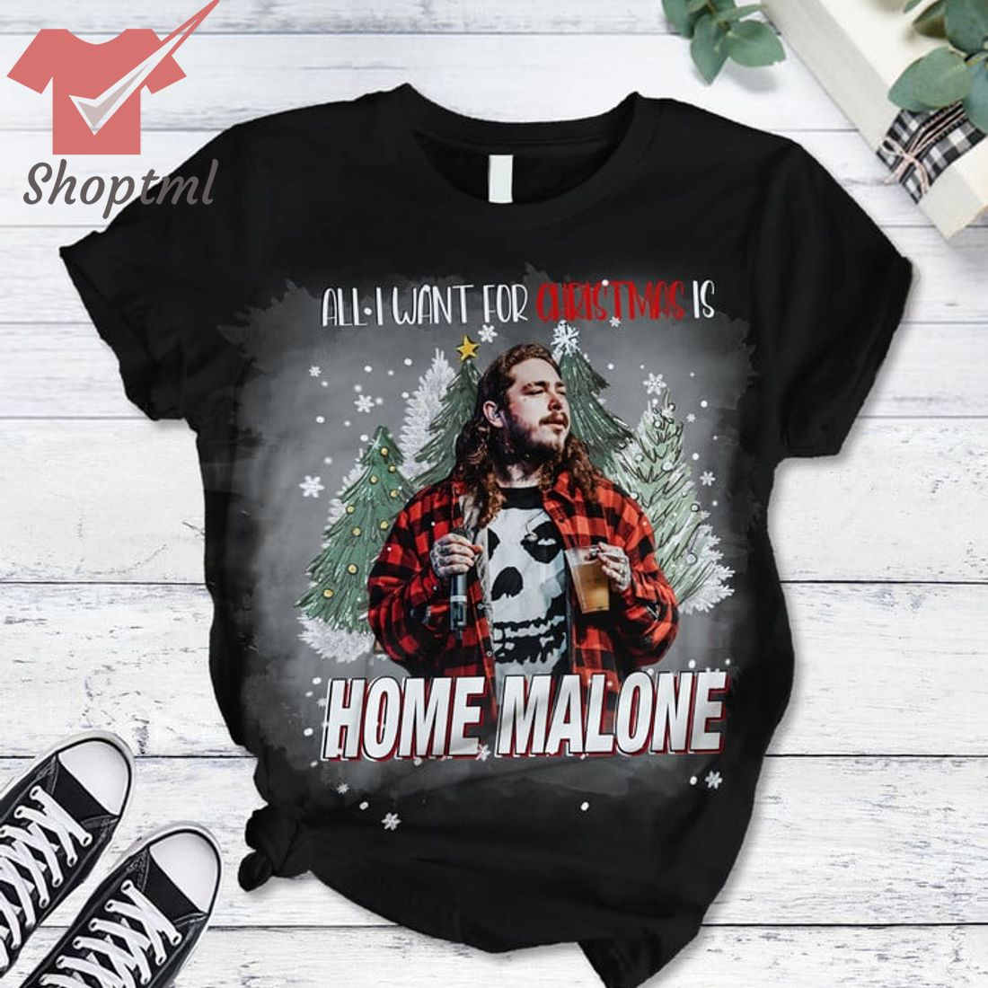 Home Malone All I Want For Christmas Pajamas Set