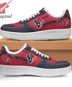Houston Texans NFL Louis Vuitton Pattern Nike Air Force 1 Sneakers