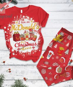 I run on McDonald’s christmas cheer christmas pajamas set