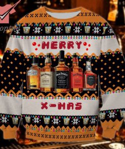 Jack Daniel Merry X-Mas Ugly Christmas Sweater