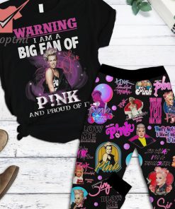 Just Like Pink Warning I Am A Big Fan A christmas pajamas set