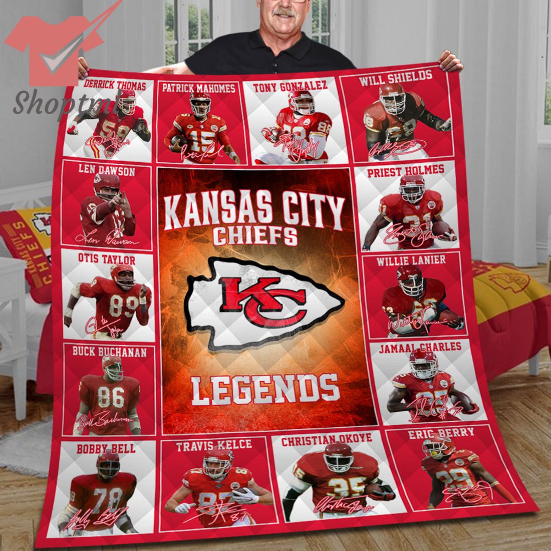 Kansas City Chiefs Legends Fleece Blanket